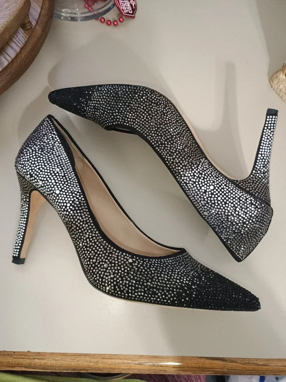 Antonio Melani MCBETH Rhinestone Ombre Heels Size 10M